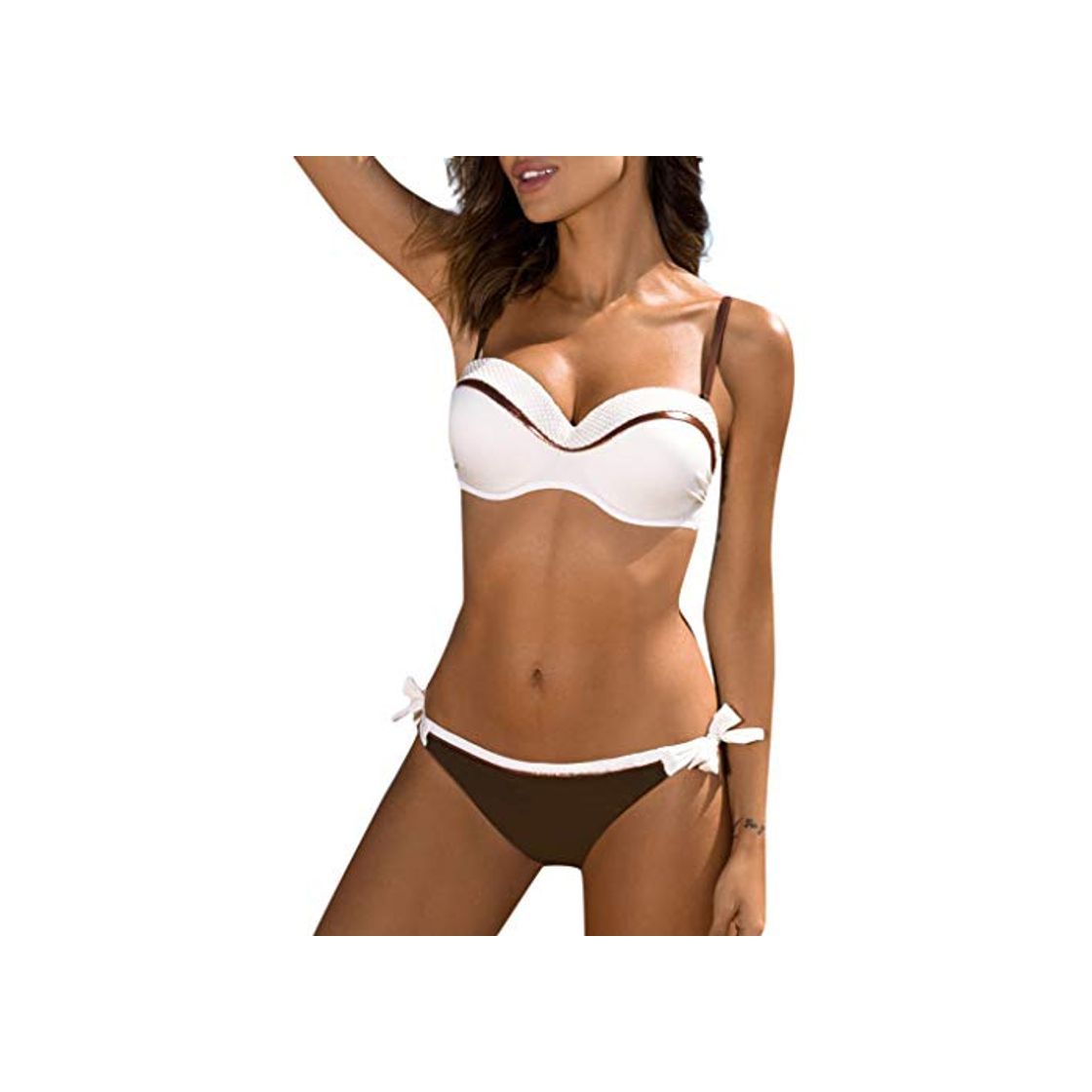 Producto riou Bikinis Mujer 2019 Push up con Relleno Conjunto de Traje de BañO Dos Piezas Sexy Brasileños Bañador Ropa de Playa Tallas Grandes Biquinis Tanga Bikini