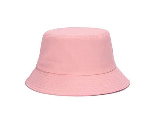 Packable Bucket Hat Summer Washed Cotton Exterior Capfor Mujeres Ni?as Se?Oras Tapa Plana Sun Hat