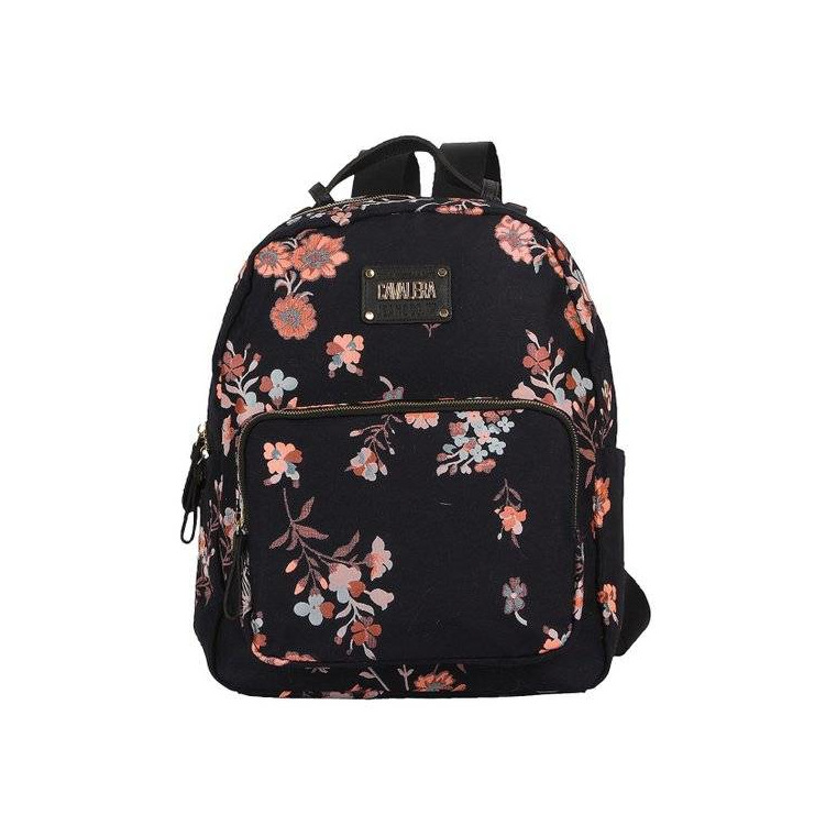 Producto Mochila preta com flores😍