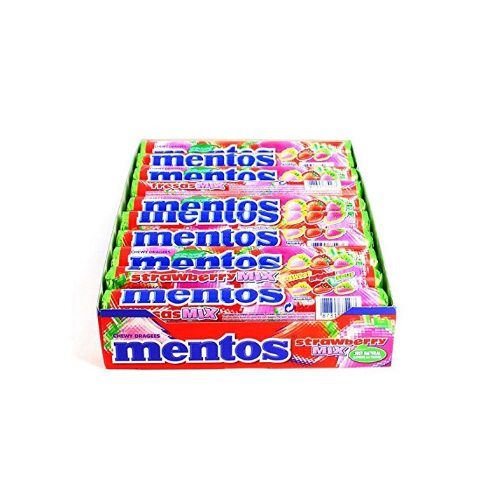 Producto MENTOS SABORES FRESA VARIADOS