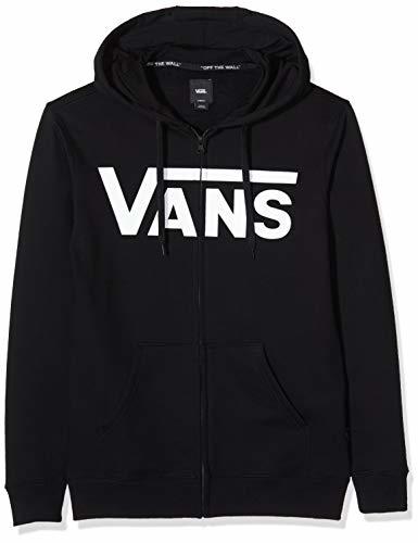 Fashion Vans MN Classic Zip Hoodie II Sudadera con Capucha, Negro