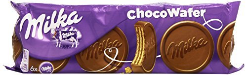 Social Milka Choco Wafer Barquillo con Relleno de Cacao