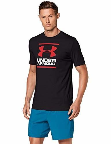 Under Armour UA GL Foundation Short Sleeve tee Camiseta, Hombre, Negro