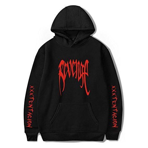 Sudaderas con Capucha Hombre Xxxtentacion R.I.P Pullover Sudaderas De Tendencia Hoodie Sweatshirt