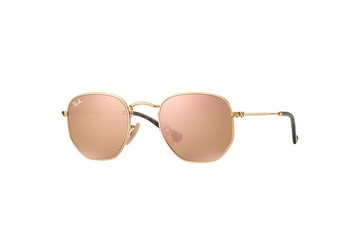 Product Óculos rosa ray ban hexagonal 