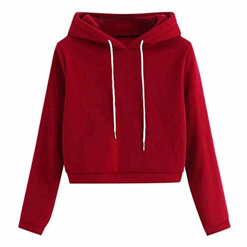 Fashion Hoodies Womens Red Long Sleeve Clothes Sweatshirt Pullover Tops Sudadera Mujer Gothic