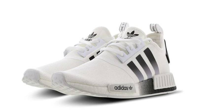Social Nmd R1 White Black