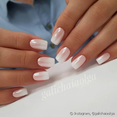 Moda Unhas Brancas 