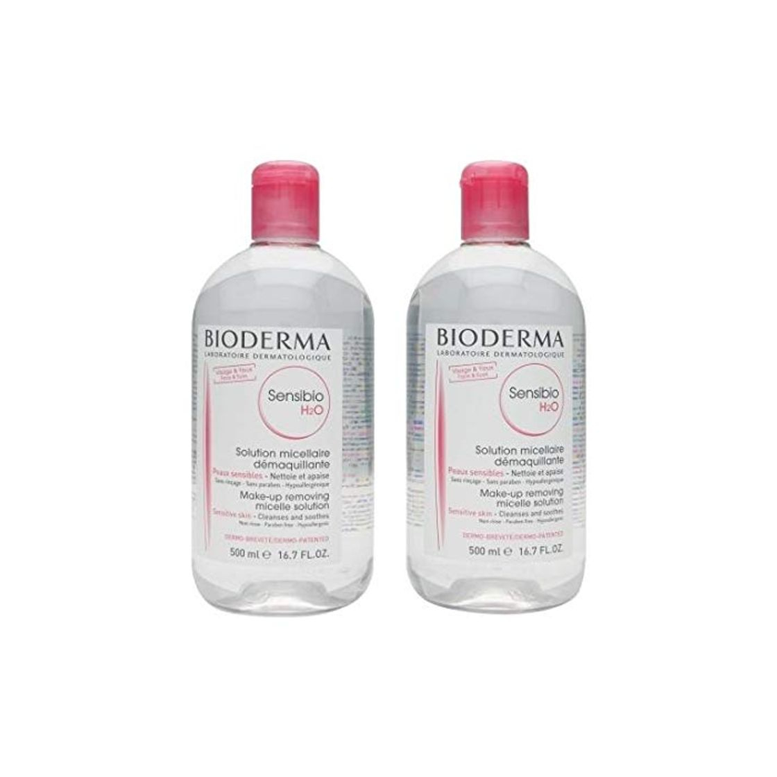 Product Bioderma Bioderma Sensibio H2O Micellaire 2X500Ml 1000 g