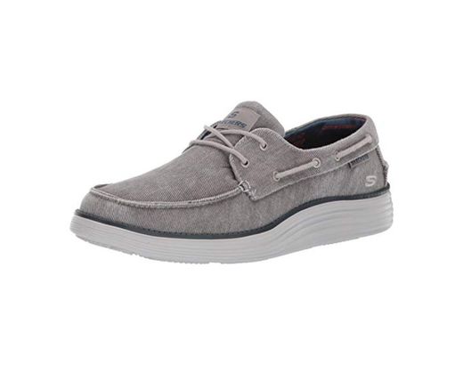 Skechers Men's STATUS 2.0- LORANO Moccasins, Grey