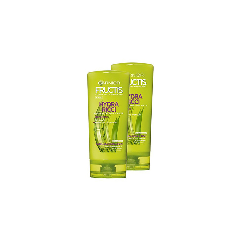 Belleza Garnier Fructis Acondicionador Crema fortificante Hydra rizado para pelo de ondulado a