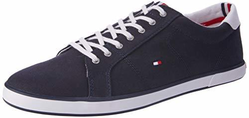 Social Tommy Hilfiger H2285ARLOW 1D, Zapatillas para Hombre, Azul