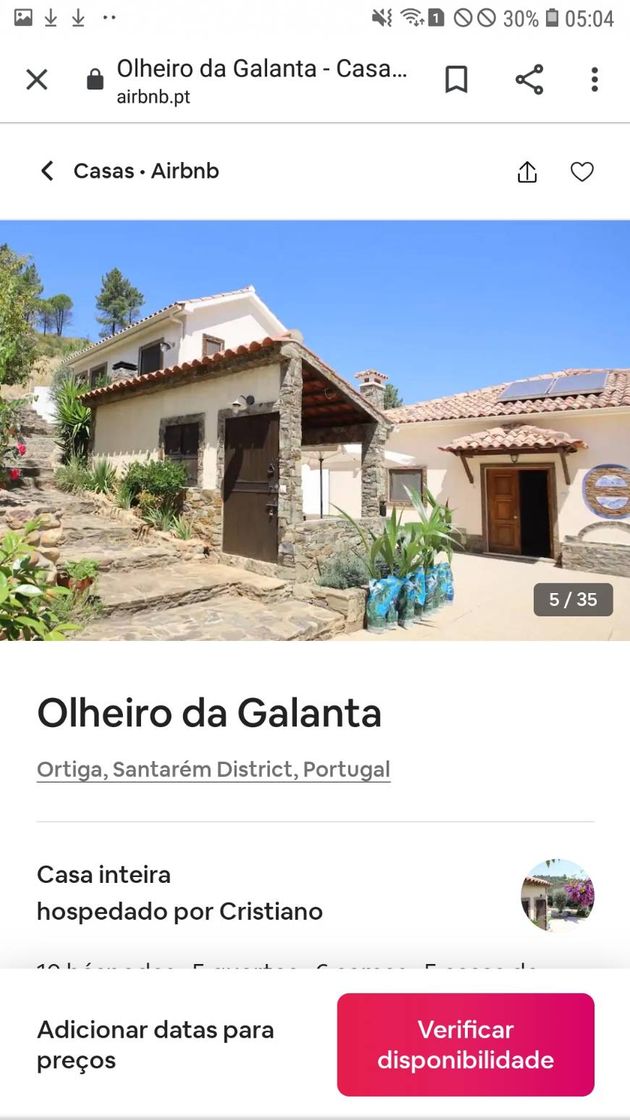 Lugar Olheiro da Galanta