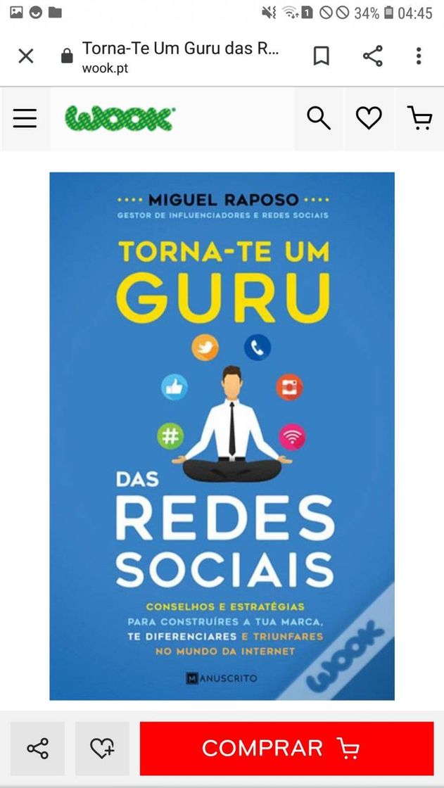 Libro Torna-te um guru das redes sociais