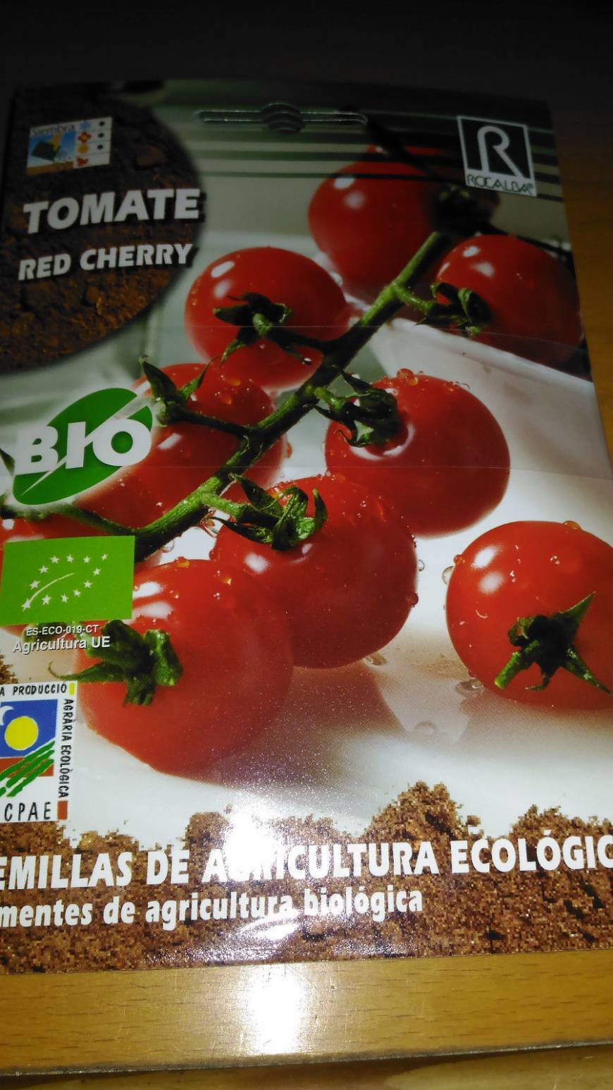 Semillas de Tomate ecológico RED Cherry 25 semillas