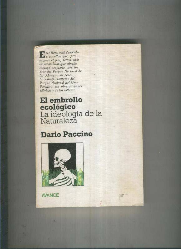 Libro El embrollo ecologico