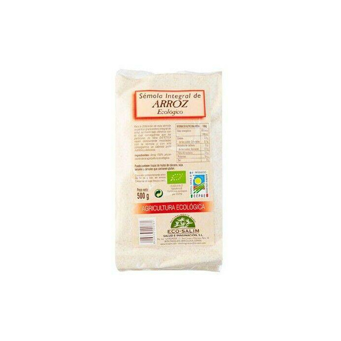 Productos HARINA DE ARROZ INTEGRAL ECOLOGICO 500 GR.- L´EXQUISIT