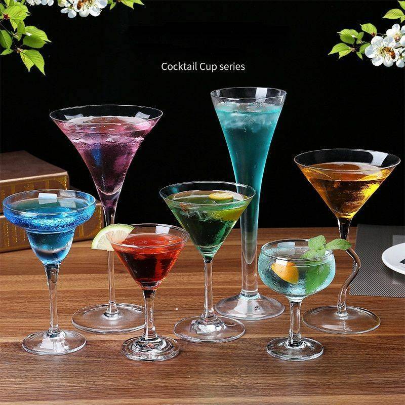 Social Copas de Vino Copa de Cóctel Cristal reciclado