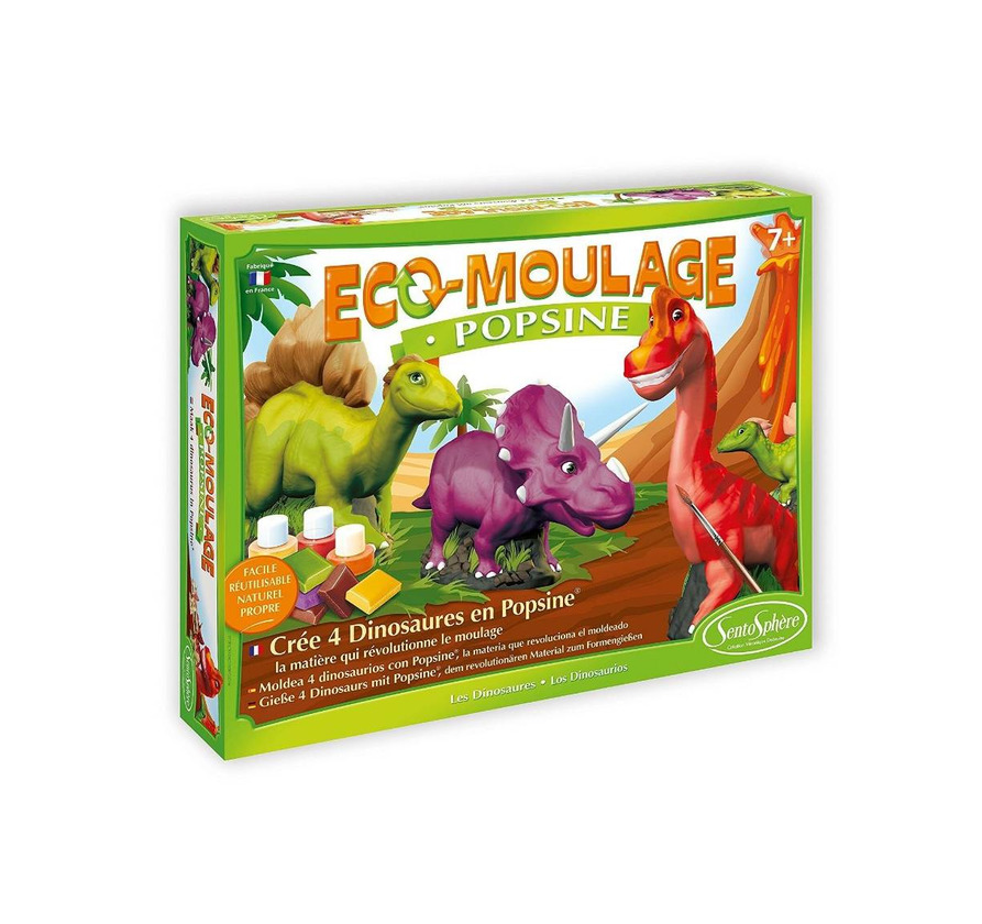 Social KIT POPSINE DINOSAURI kit creativo ecologico da 7