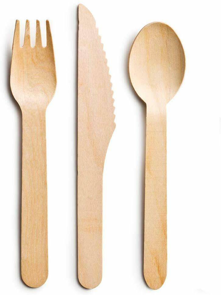 Social Eco Friendly biodegradables desechables de madera juego 