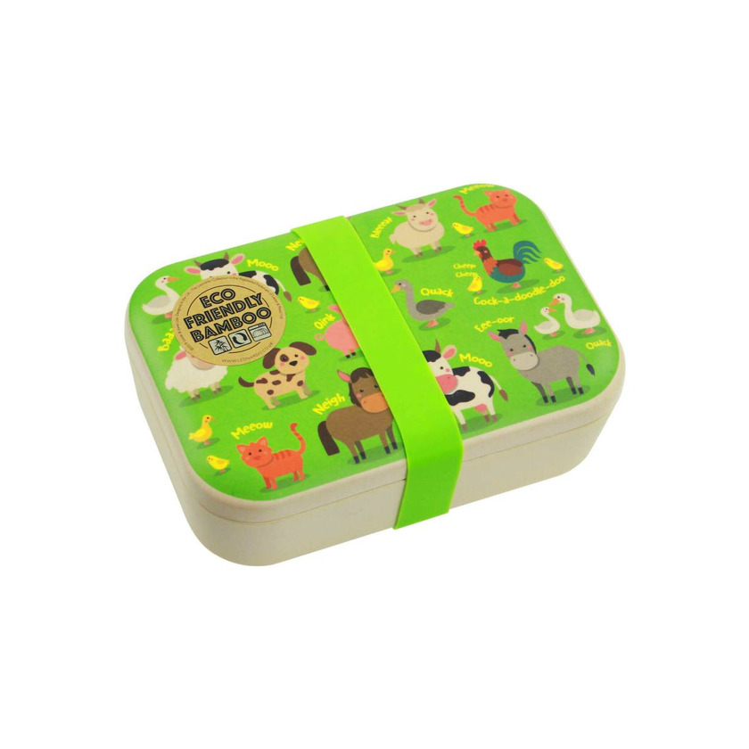 Social Eco-Friendly Fibra de Bambú corral animales Verde Caja 