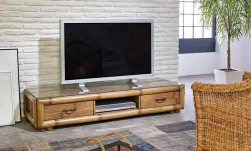 Muebles TV Bajos de Bambu 