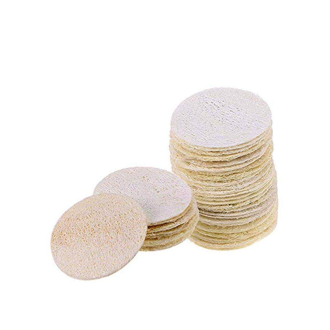 Products INTVN 20 Piezas de Esponja de Luffa Natural Exponja Exfoliante de Baño de Cuerpo Estropajo Natural para Cuerpo Cocina de Esponja Vegetal Natural Estropajo de Esponja Vegetal Esponja Accesorios