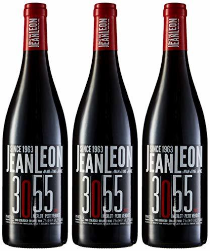 Lugar Jean Leon 3055 Merlot, Vino Tinto Ecológico - 3 botellas de 75