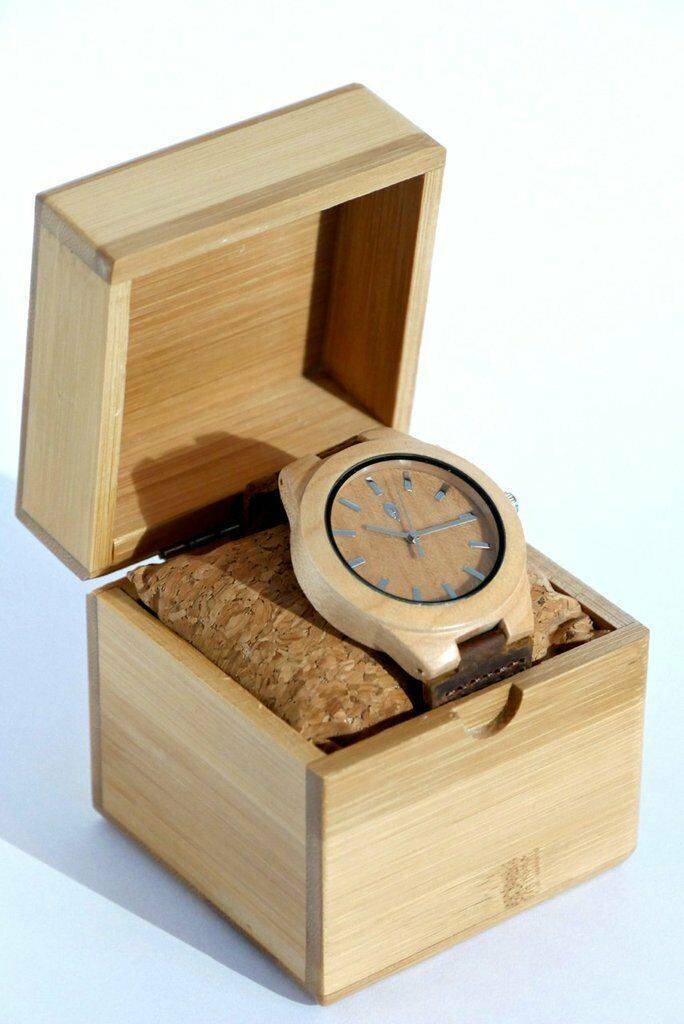 Products Madera Salvaje eco-friendly de Madera Reloj Con Correa 