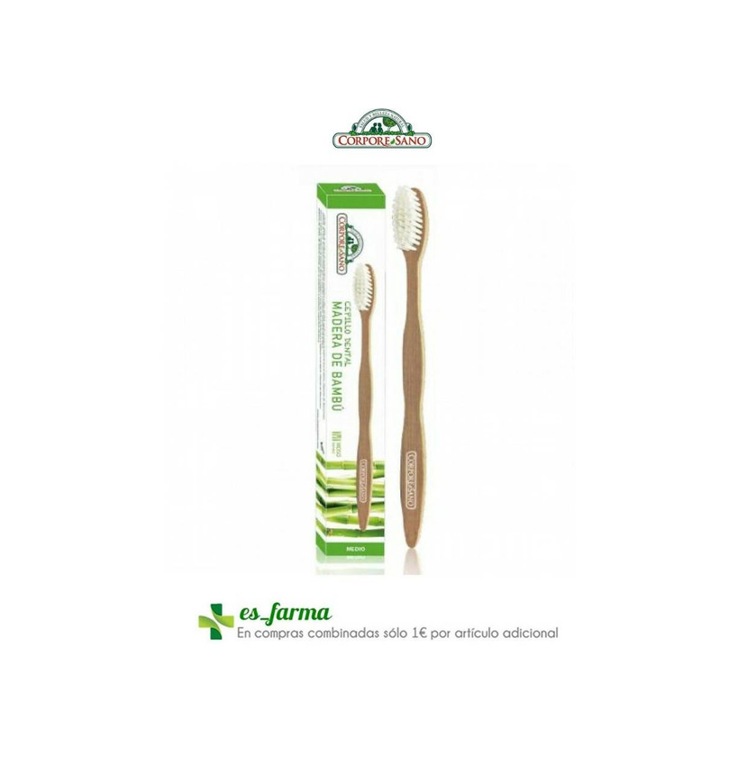 Producto CORPORE SANO CEPILLO DIENTES BAMBU MOSO MEDIO TOOTHBRUSH