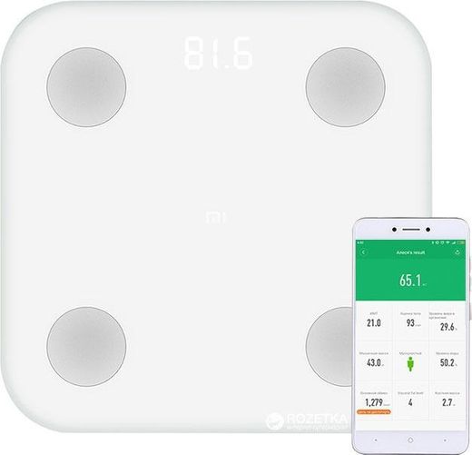 Balança Xiaomi Mi Body Composition Scale 2 Branca Bluetooth 