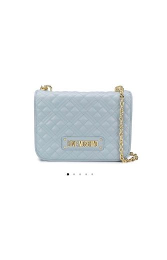 LOVE MOSCHINO
quilted logo-plaque shoulder bag