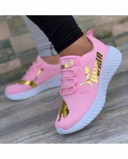 Pink Puma Shoes