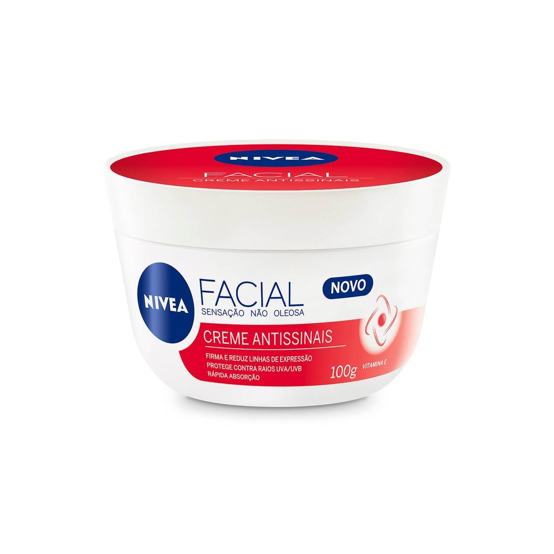 Product Creme Hidratante Facial Nivea Antissinais com 100g