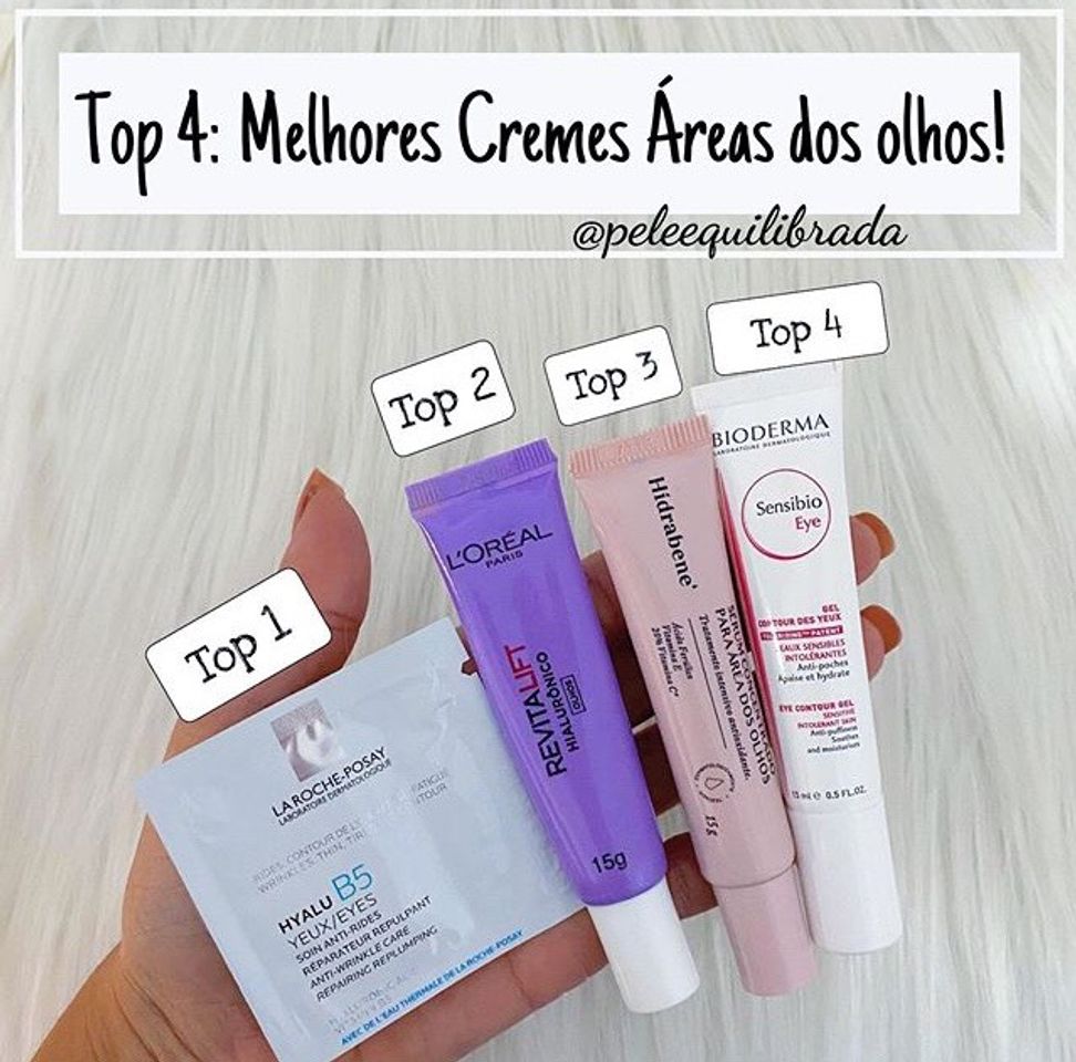 Moda Melhores cremes para área dos olhos TOP 4