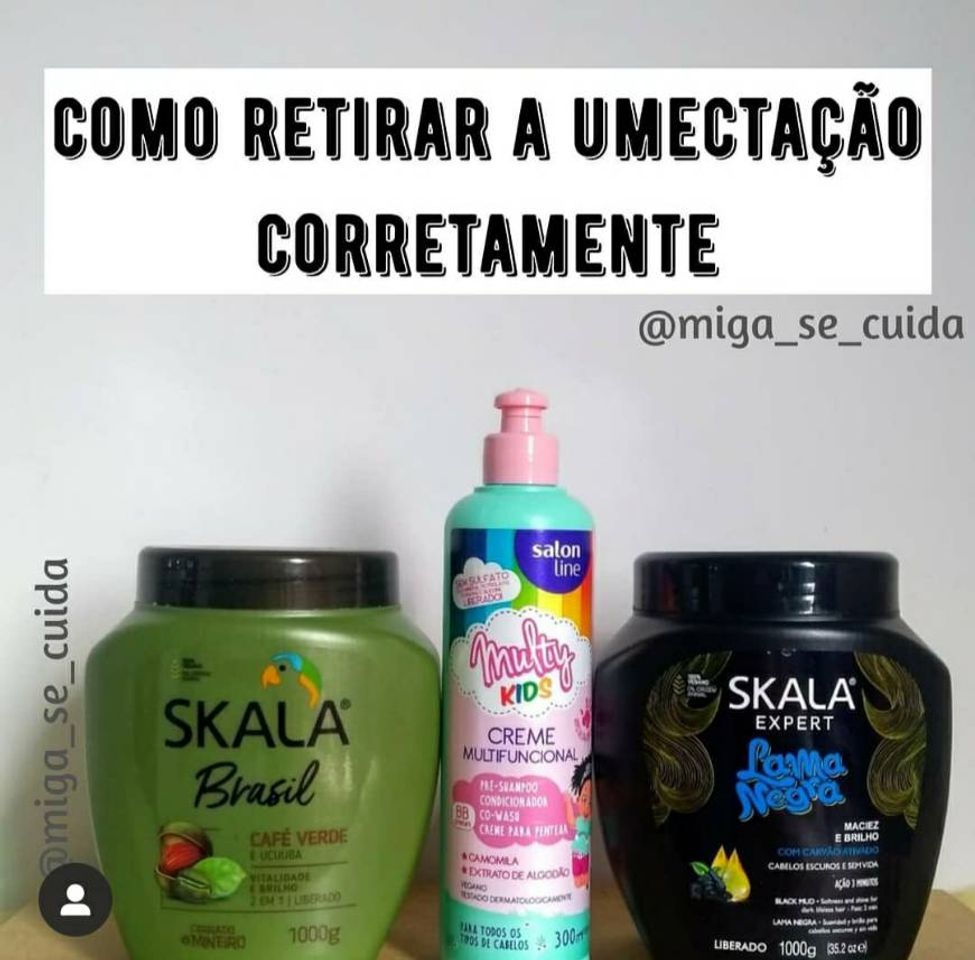 Moda Como tirar Umectação