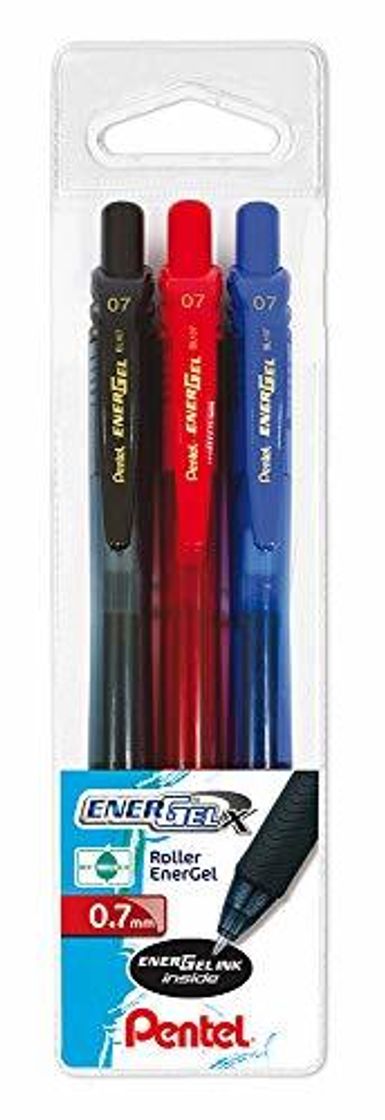 Producto Pentel 0100740 Negro, Azul, Rojo 3pieza(s) - Bolígrafo