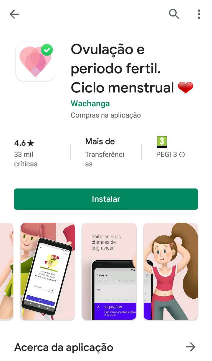 Apps Ovulação e período fértil 