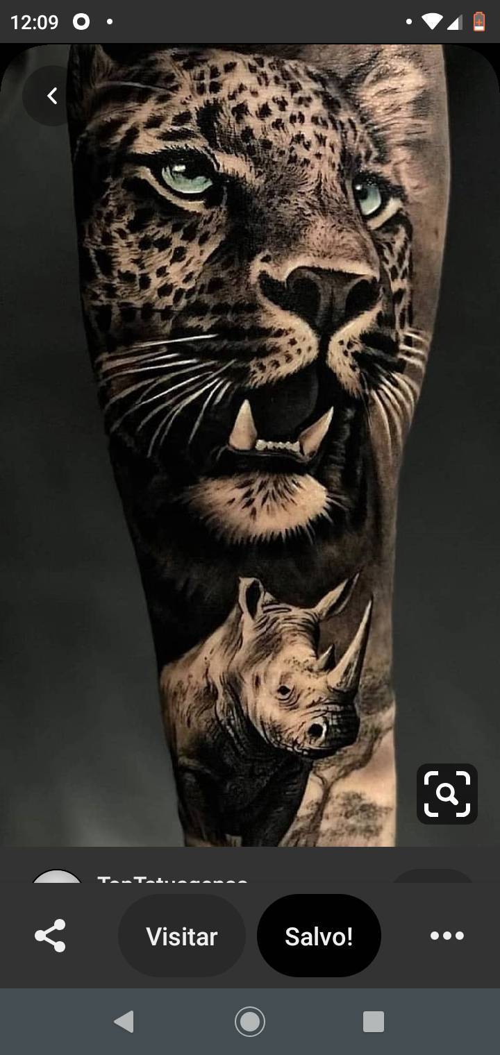 Tattoo de animais é o estilo q mais vem crescendo 