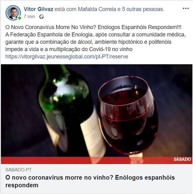 Products O Novo Coronavírus Morre No Vinho?