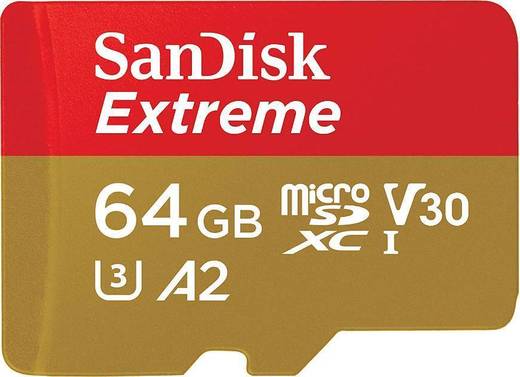 Cartão Memória SanDisk Extreme 64GB U3 V30 Class 10