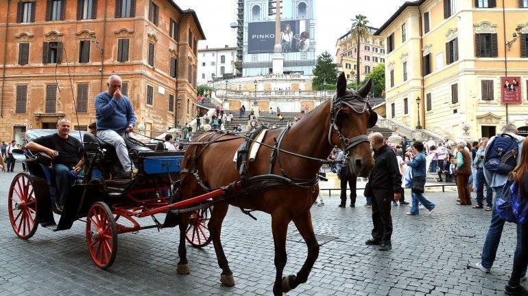 Moda Passeio carruagem roma