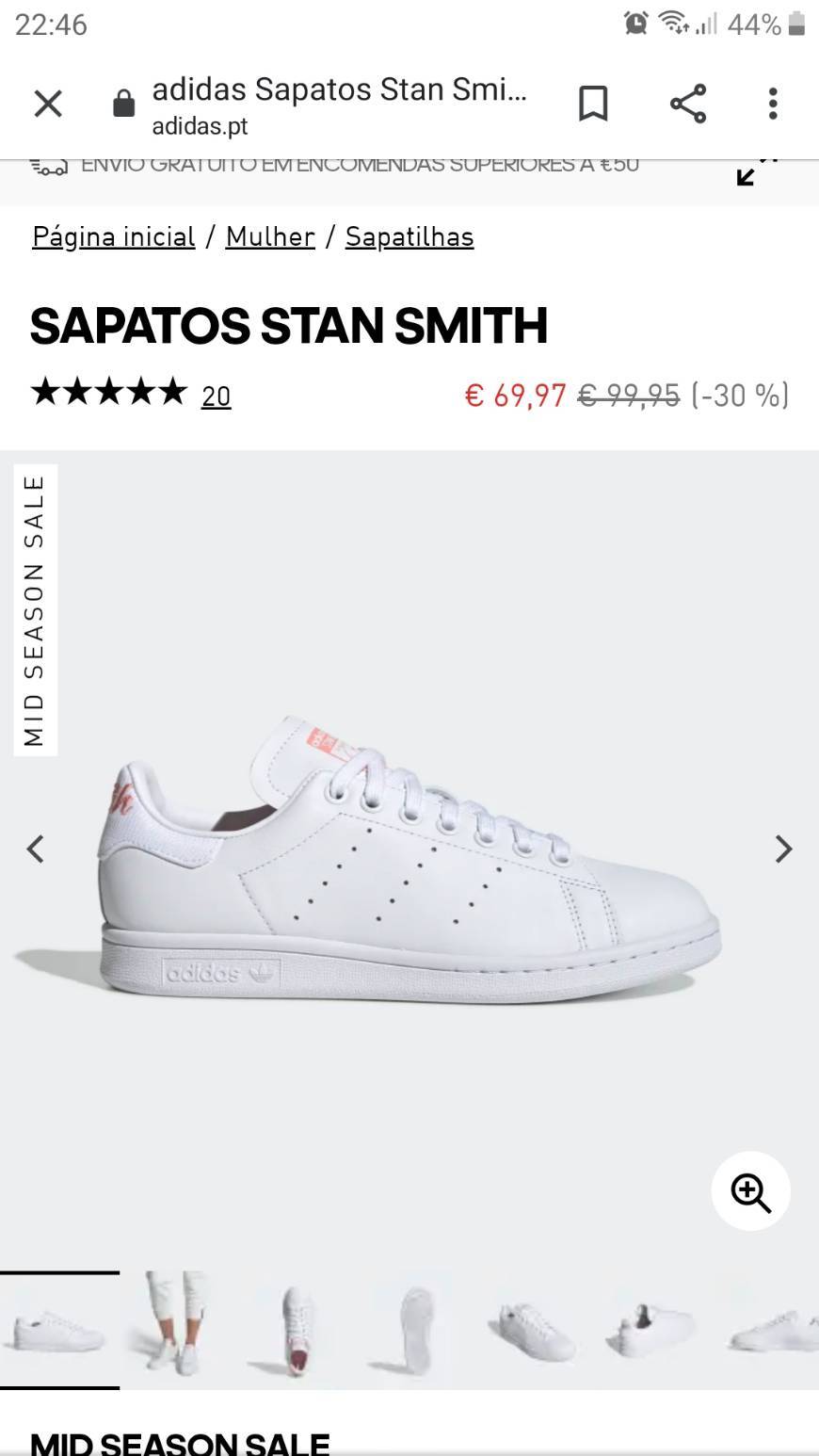 Moda Adidas Stan Smith