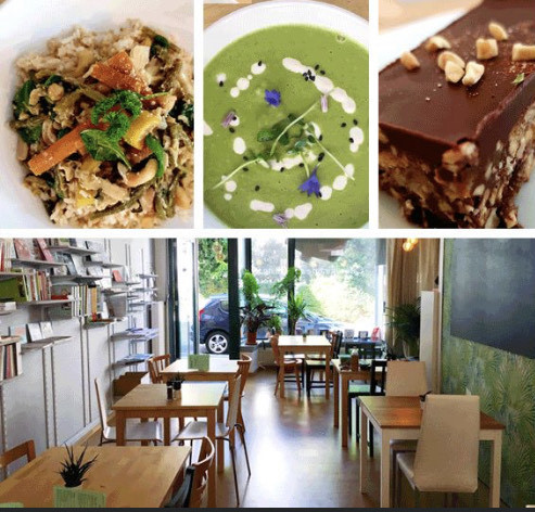 Restaurantes HAPPY BOOKS vegan library & café