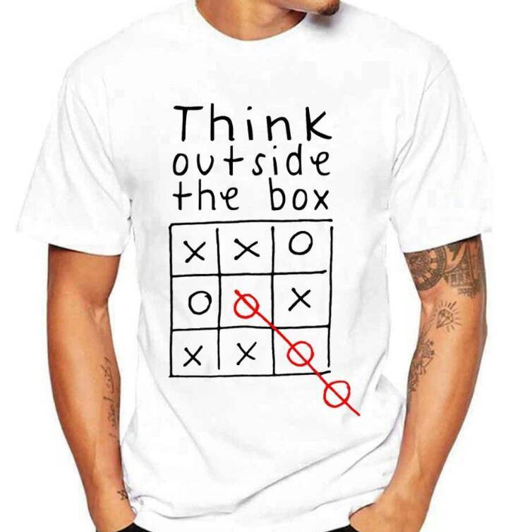 Social T-shirt Think Out Of The Box