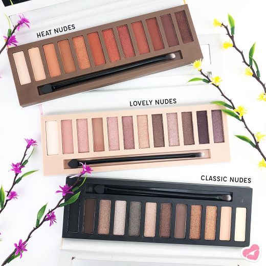 Paleta olhos tons nude