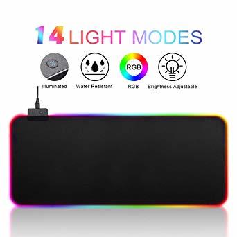 Social havit Alfombrilla de Raton Gaming RGB 800 * 300 * 4 mm