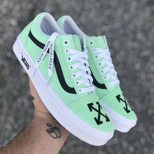 Product Off-White Old Skools "Mint" Shoe