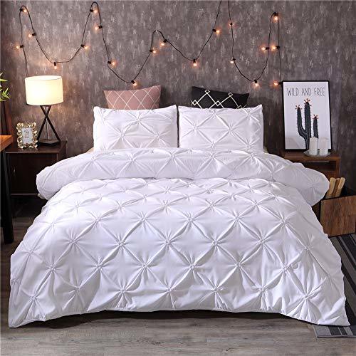 Home Fansu Juego de Ropa de Cama,3 Piezas Funda de Edredón con Cremallera