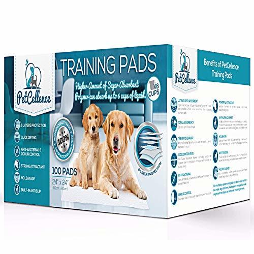 Lugar PetCellence Empapadores para Perros - Paquete de 100 Almohadillas Toallitas de Entrenamiento